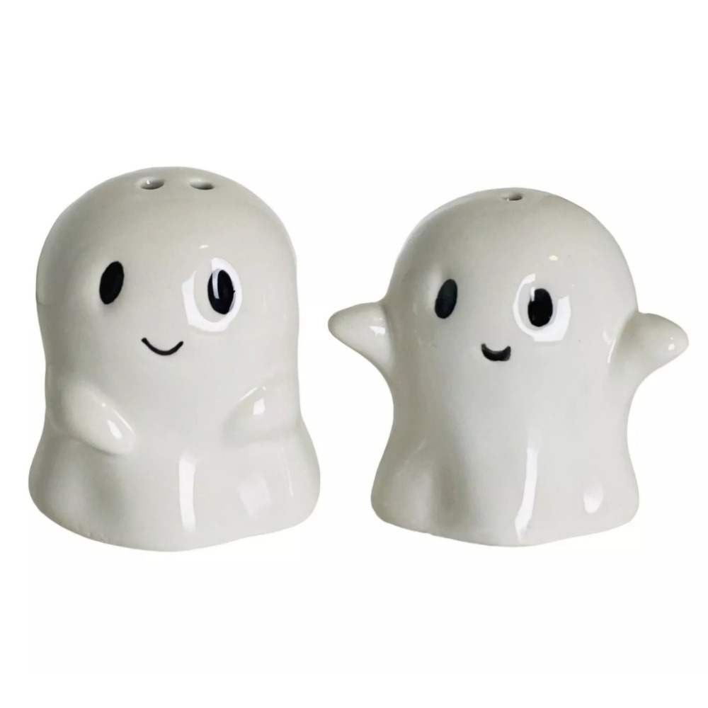 Cracker Barrel Exclusive Halloween 2024 Ghost Salt and Pepper Shakers Set